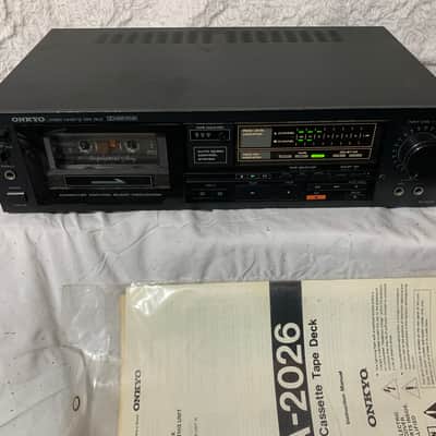 Onkyo TA-2026 Vintage Stereo Cassette Tape Deck Black Dolby B/C *NEEDS REPAIR* image 14