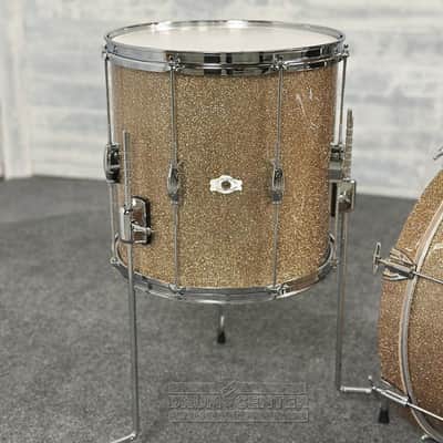 George Way Tuxedo Studio 3pc Drum Set 18/12/14 Champagne Sparkle image 4