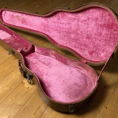 Gibson Lifton Les Paul case 1953, 1954, 1955, 1956, 1957, 1958 Pink  / Brown 4 Latches image 2