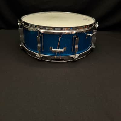 Ludwig Jazz Festival 14" x 5" 1965 - Blue Sparkle image 8