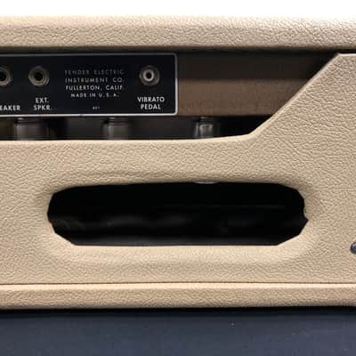 1963 Fender Tremolux Amp Head Only (Blackface AA763) Owned by Ian D'Sa of Billy Talent image 14