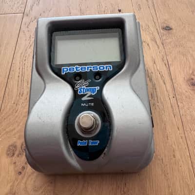 Peterson VS-S2 StroboStomp 2 Strobe Pedal Tuner 2000s - Silver image 1
