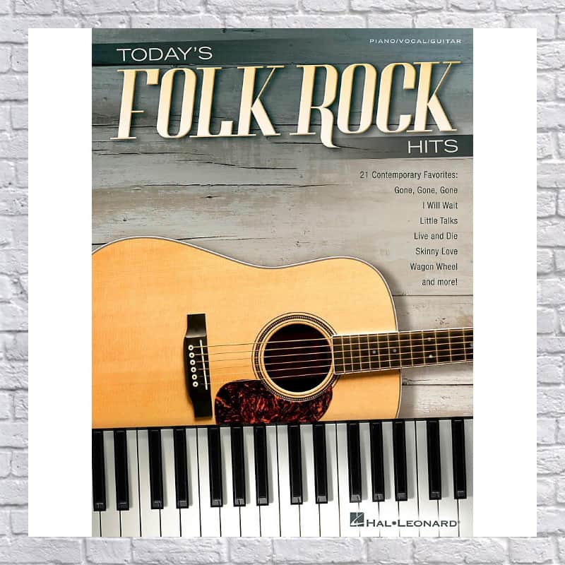 Hal Leonard - Various Artists: Today's Folk Rock Hits Songbook Acoustic Guitar Book image 1
