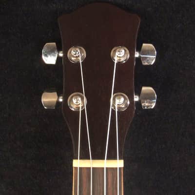 Handcrafted Baritone Ukulele, Solid Indian Rosewood, Spruce 4 String, MOP Inlay, Bruce Wei UG19-2317 image 9
