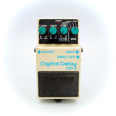 Boss DD-3 Digital Delay Long Chip 1987 Made in Japan Blue Label Guitar Effect Pedal 760700 image 2