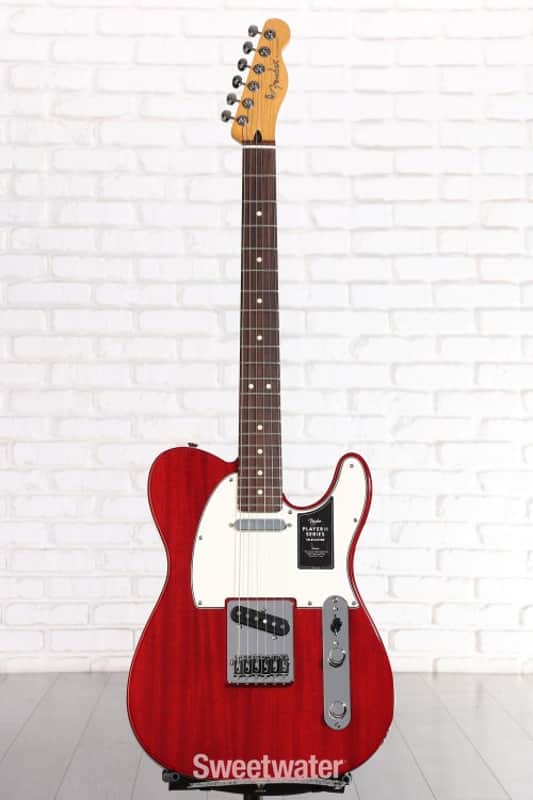 Fender Player II Telecaster Electric Guitar - Transparent Cherry with Rosewood Fingerboard (TeleP2RTCd1) image 1