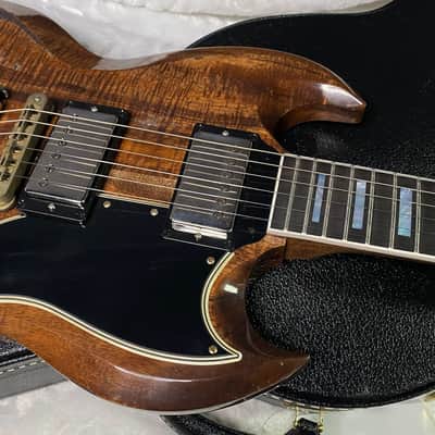 NEW! Gibson CS Custom Shop SG Custom Figured KOA - Murphy Lab Heavy Aging - Authorized Dealer - 7.5 lbs - G07385 image 2