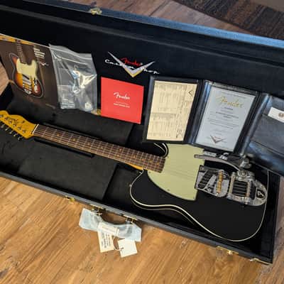 Fender Custom Shop ’63 Esquire Custom Deluxe Closet Classic Aged Relic W/OHSC Candy COA Build Sheet MINT image 1