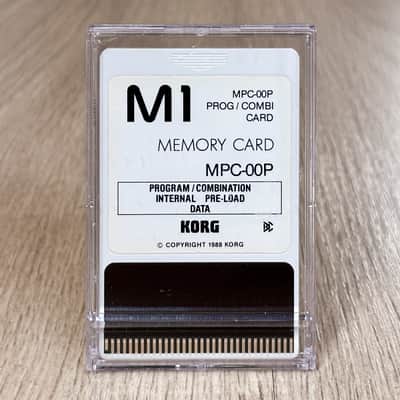 Korg M1 | Factory ROM Data Card | MPC-00P | Program Combination Internal Pre-Load Data