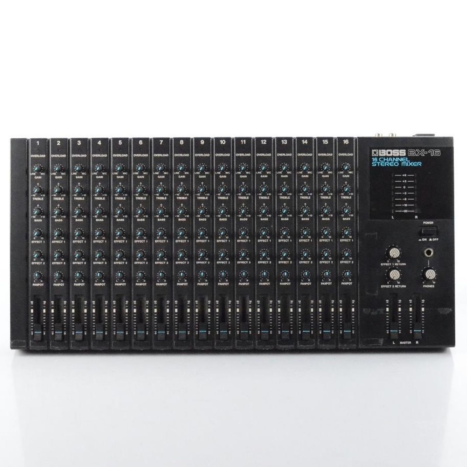 Boss BX-16 16-Channel Stereo Mixer | Reverb