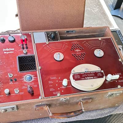 Reel to reel recorder Perfectone Dabe 126 - 1952 - Brown image 2