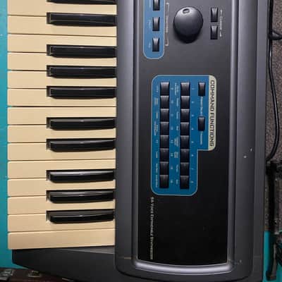 E-MU Systems PK6 KEYBOARD SYNTH 2003 - Silver And Blue image 5
