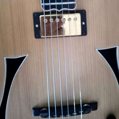 Archtop Huttl Huttl solid wood 50" natural image 11