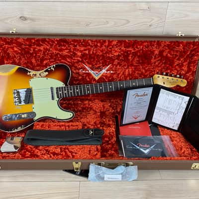 Fender Custom Shop 1960 Telecaster Custom Heavy Relic - Chocolate 3-Tone Sunburst image 4