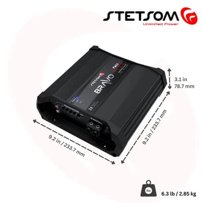 Stetsom Bravo Full Flex 3K Car Audio Amplifier 3000W High Power Bass Pro image 5