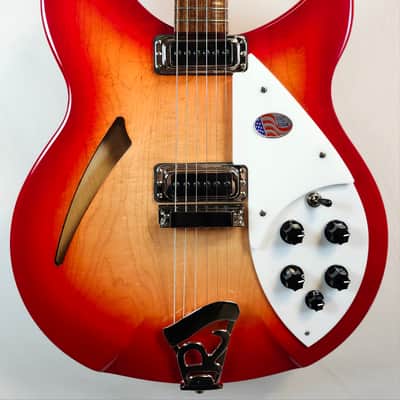 Rickenbacker 330 Fireglo Semi-Hollow Guitar, RW FB, w/HSC 2026 image 7