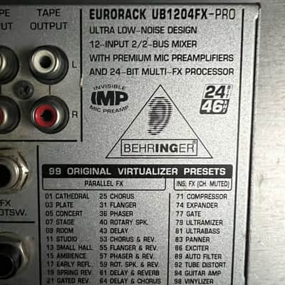 Behringer EURORACK UB1204FX-PRO 2000’s - ALUMINUM image 3