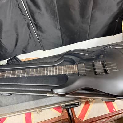 Schecter C-1 Platinum Blackout Satin Black Electric Guitar image 1