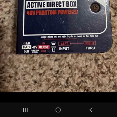 Radial J48 Active Direct Box - Blue Bild 2