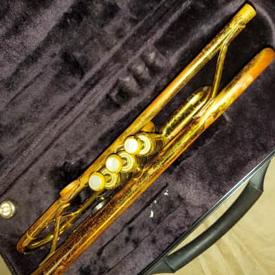 King Cleveland 600 Bb Trumpet Brass with Case, Good Playing Condition image 3