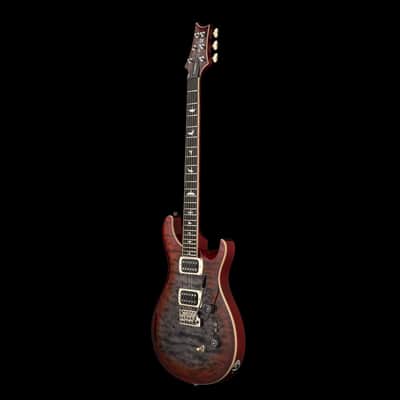 PRS SE Custom 24-08 Quilt Charcoal Cherry Burst With Gig Bag image 3