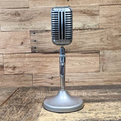 Astatic WR20 Dual Crystal Mic on E-1 Stand For Project or Display image 5