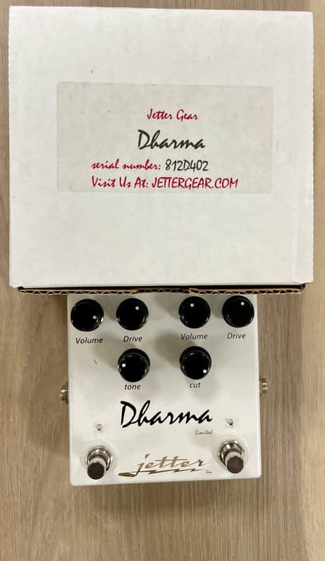 ギター jetter gear Dharma Used Jetter Dharma Dual Overdrive Pedal w/box TSS1906 | Reverb