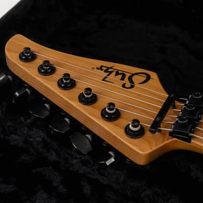 Suhr Modern Custom Firehouse Guitars Exclusive Electric Guitar, Roasted Maple Fingerboard, Burgundy Mist image 4