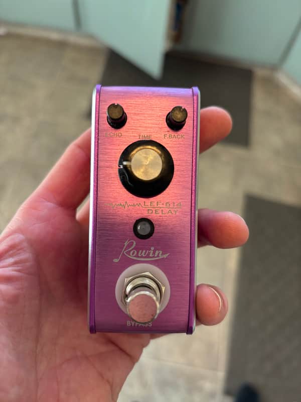 Rowin LEF-614 300 Series Analog Delay 2010s - Purple image 1