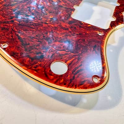 "Boots Aged" Vintage Style Fender Jazzmaster Pickguard Celluloid Tortoise Custom Relic'd image 5