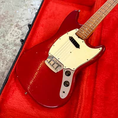 Fender MusicMaster II 1965 - Dakota Red pre CBS L serial original vintage USA image 4