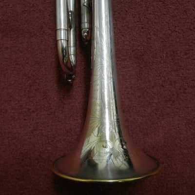 Elkhart Vintage Silver Plated Trumpet 1920's image 2