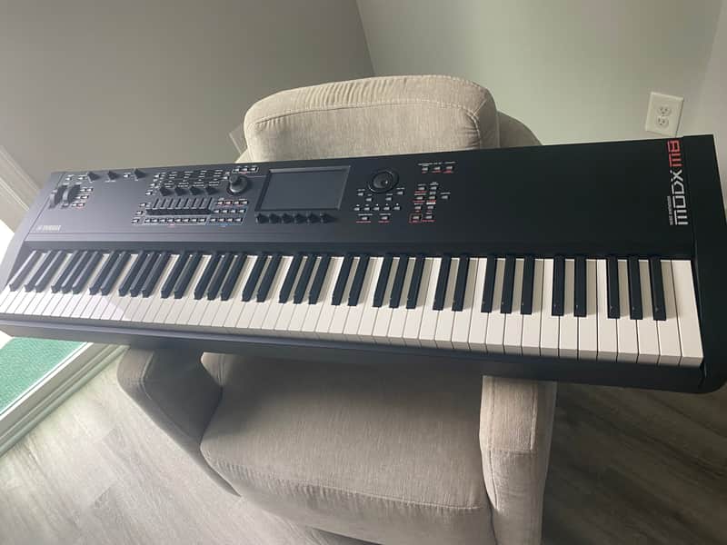 Yamaha MODX M8 88-Key 16-Voice Synthesizer 2025 - Present - Black image 1