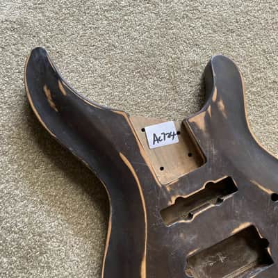 DIY Project 4 String Bass Body in Brown image 2