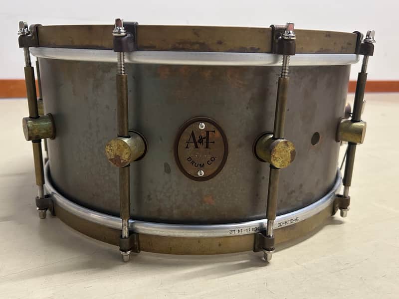 A&F Raw Brass 14" x 6.5" Snare Drum image 1