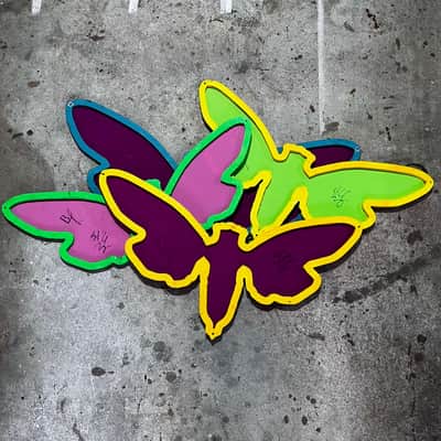"Alien Coast" Stage Decor Dragonflies signed by Paul & Browan image 1