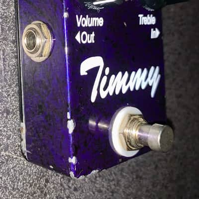 Paul Cochrane Timmy Overdrive Purple Black Swirl guitar effects pedal made in the USA image 4