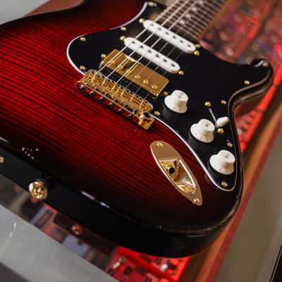Suhr Classic S Custom - Chili Pepper Red Burst image 3