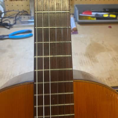 Zen-On AF-82 Vintage Japanese Classical Nylon String Guitar 1960s-70s  + Hard Case image 8