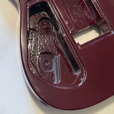 2000's Japan Jackson DKMG Dinky Red Flame Guitar Body Floyd Ready image 14