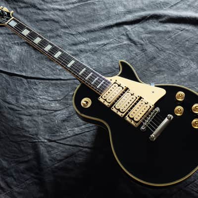 Greco EG-500C 3PU Super Power Les Paul Custom 1980-1982 - Black - VERY GOOD condition image 1