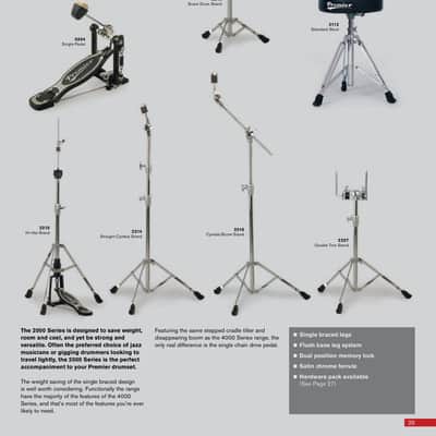 PREMIER 2000 SERIES MODEL 0204 - Single Bass Drum Pedal image 4