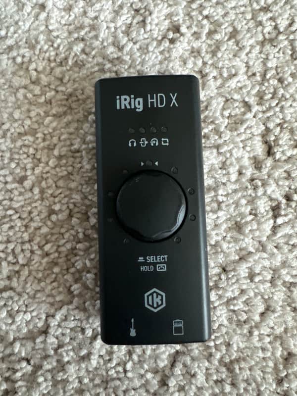 IK Multimedia iRig HD X USB-C Audio Interface 2023 - Present - Black image 1