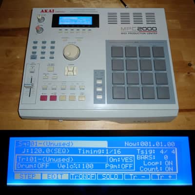 Fully Serviced Akai MPC 2000 New LCD Display MAXED RAM OS Disk & Sample Kits