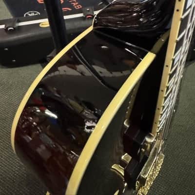 Ibanez Artcore Expressionist AG95QA Hollowbody Electric Guitar - Dark Brown Sunburst image 6