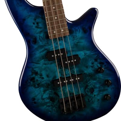 Jackson JS Series Spectra Bass JS2P, Laurel Fingerboard, Blue Burst image 4