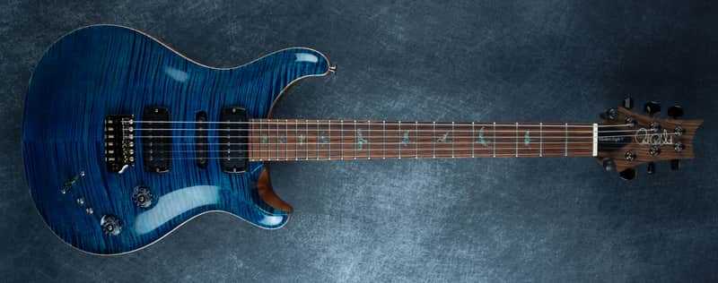 PRS WL_02534 ME V AE 10 ZIRI FB SMK/BLK HW Aquamarine