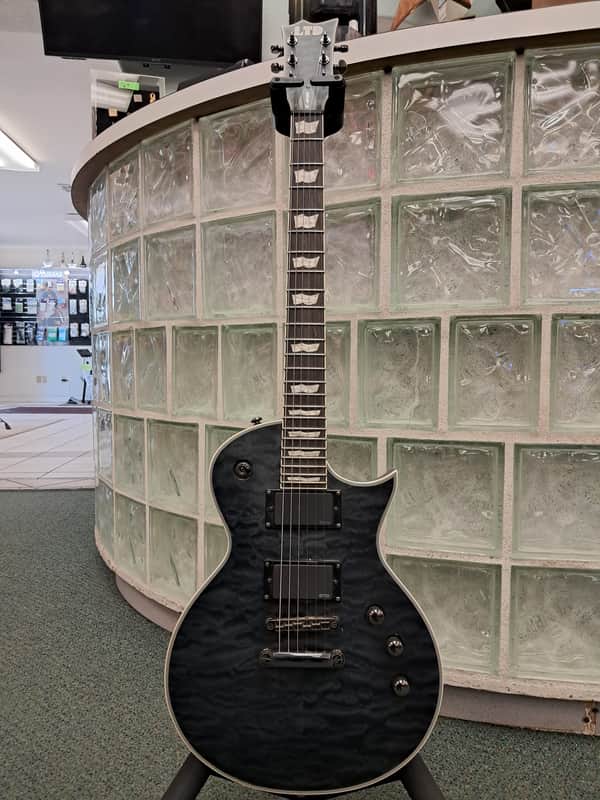 ESP LTD EC-401QM - See-Thru Black image 1