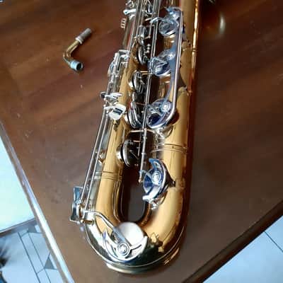Super rare vintage baritone saxophone B&S Blue Label low a from 1980's , moster sound sax !!!!!! image 1