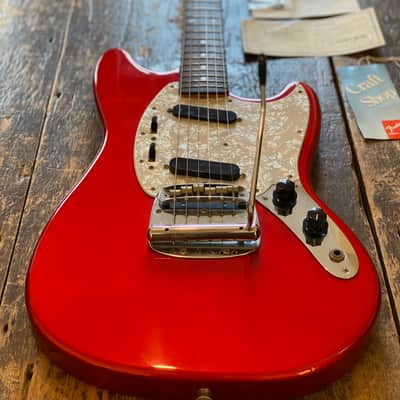 Fender Japan Rare 1997 CIJ 1966 Reissue Mustang Rare Factory Candy Apple Red Japan image 1